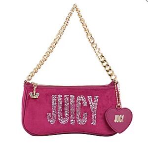 JUICY velvet shoulder bag NWT